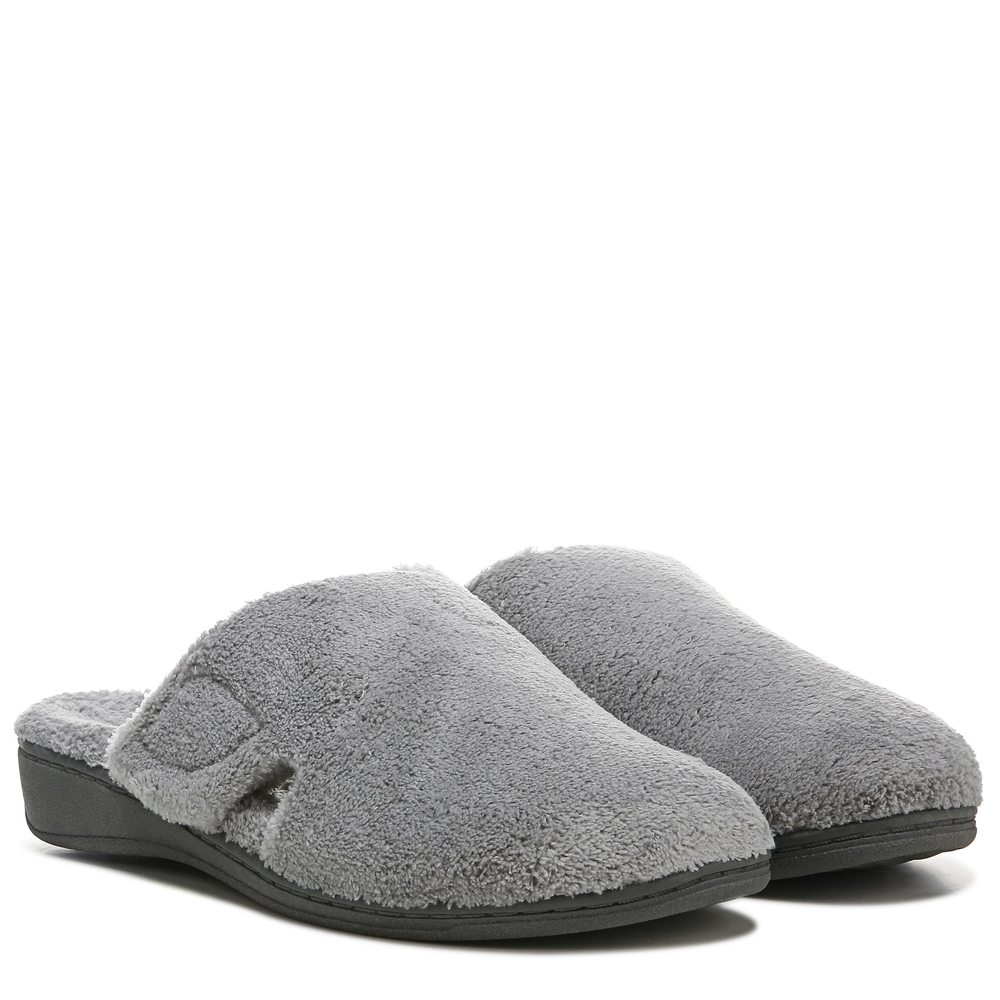 COPY - Vionic Gemma - Orthaheel Orthotic Slipper Light Grey - 9M, VO-004
